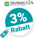 3% Zaunwelt24 Rabatt – AUF ALLES