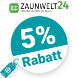 5% Zaunwelt24 Rabatt – AUF ALLES