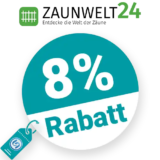 8% Zaunwelt24 Rabatt – AUF ALLES