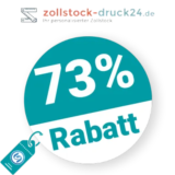 73% Zollstock-druck24 Rabatt – Mengenrabatt